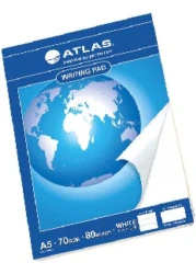 ATLAS WRITING PAD A5 70GSM 80 SHEETS