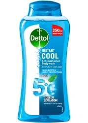 ديتول جل استحمام وغسول للجسم من كول، برائحة المنثول والاوكالبتوس، 250 مل