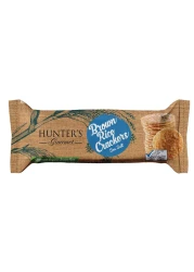 Hunter's Gourmet Sea Salt Brown Rice Crackers, 100g