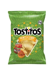 Tostitos Hint of Lime Flavoured Triangles Tortilla Chips, 283.5g