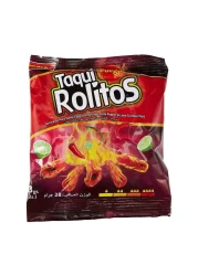 Trikos Fuego Taqui Rolitos Hot Chilli Pepper And Lime Tortilla Chips 113g