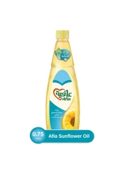 Afia Pure Sunflower Oil Bottle, 750ml