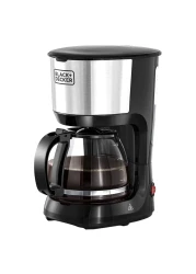 Black &amp; Decker Coffee Maker DCM750S, 750 W, 1.25 L, Black, Stainless Steel, Auto Shutoff