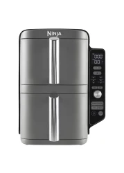 Ninja Double Stack XL Air Fryer, SL400ME, Grey, 9.5 L