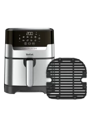 Tefal Easy Fry Precision Plus 2-in-1 Digital Air Fryer and Grill, EY505D27, Silver, 4.2 L