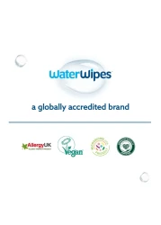 Water Wipes Purest Baby Wipes White 60 Wipes Pack of 9