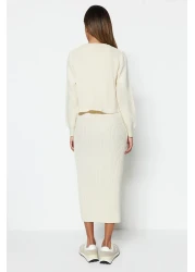  Collection Knitwear Basic Stone Midi Dress - Twoss23El00738
