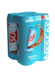 نسكافيه مشروب قهوة لاتيه إسباني، 225 ملل حزمة من 4