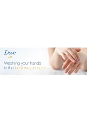 دوف للعناية والحماية بزبدة الشيا والفانيليا غسول اليدين والحماية أبيض 250 ملل .