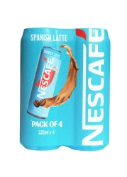 نسكافيه مشروب قهوة لاتيه إسباني، 225 ملل حزمة من 4