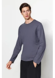  Collection Black-Navy-Anthracite Regular/Regular Cut 3 Pack Basic 100% Cotton Tok T-Shirt Tmnaw21Ts0197