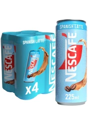 نسكافيه مشروب قهوة لاتيه إسباني، 225 ملل حزمة من 4