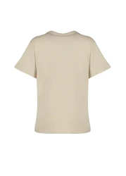  Collection تي شيرت محبوك من Premium Stone 100% قطن مطبوع كبير الحجم/قصة واسعة ورقبة دائرية TWOSS23TS00282