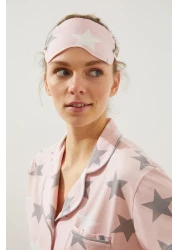  Collection Powder Star Shirt-Pants Knitted Pajamas Set Thmss21Pt0786