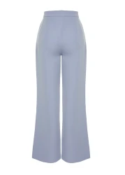  Collection Light Blue Wide Leg Woven Trousers - Twoaw22Pl0139