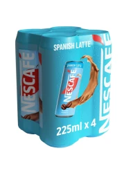 نسكافيه مشروب قهوة لاتيه إسباني، 225 ملل حزمة من 4