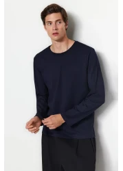  Collection Black-Navy-Anthracite Regular/Regular Cut 3 Pack Basic 100% Cotton Tok T-Shirt Tmnaw21Ts0197