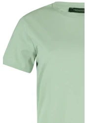  Collection تي شيرت وردي اللون مصنوع من القطن بنسبة 100% برقبة دائرية - TWOSS20TS0141