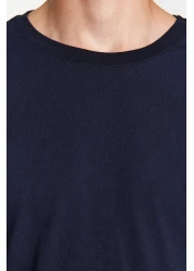  Collection Black-Navy-Anthracite Regular/Regular Cut 3 Pack Basic 100% Cotton Tok T-Shirt Tmnaw21Ts0197