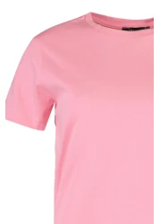  Collection تي شيرت وردي اللون مصنوع من القطن بنسبة 100% برقبة دائرية - TWOSS20TS0141