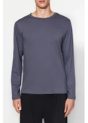  Collection Black-Navy-Anthracite Regular/Regular Cut 3 Pack Basic 100% Cotton Tok T-Shirt Tmnaw21Ts0197