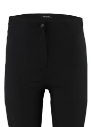  Collection High Waist Black Flare Woven Fabric Pants - Bell Bottom Twoaw20Pl0094