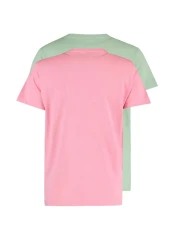  Collection تي شيرت وردي اللون مصنوع من القطن بنسبة 100% برقبة دائرية - TWOSS20TS0141