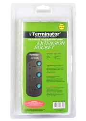 Terminator Brand Universal Power Extension Socket - 3 way 5M