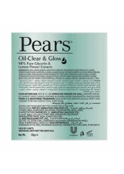 عبوة من 4 صابون من بيرز أويل كلير آند جلو