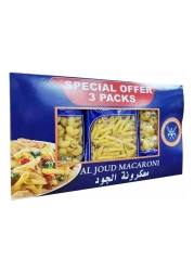 Al Joud Macaroni 400g Pack of 3