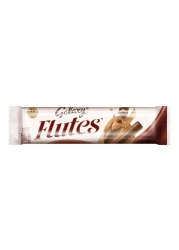 Galaxy Flutes Cream Crispy Wafer Rolls with a Chocolate Cream Filling Covered in Milk Chocolate 5 Wafers, 22.5g Pack of 2