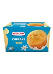 Americana Vanilla Filled Cupcake 25g Pack of 18