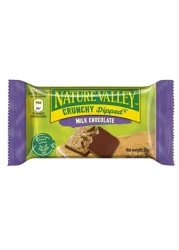Nature Valley Crunchy Dipped Milk Chocolate Oats Bar, 20g Pack of 8