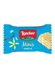 Loacker Minis Vanilla Wafers, 10g Pack of 15