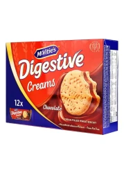McVitie's Digestive Creams Chocolate Cream Filled Wheat Biscuit, 40g Pack of 12