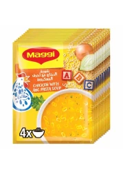 Nestle Maggi Chicken Noodles with Pasta Soup 66g Pack of 12