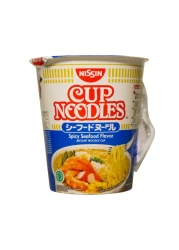 Nissin Spicy Seafood Flavour Instant Cup Noodles 75g