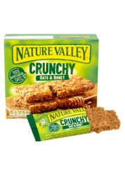 نيتشر فالي ألواح غرانولا مقرمشة بالعسل والشوفان 21 غرام حزمة من 20