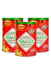 Kitco Stix Tabasco Pepper Sauce Potato Sticks 45g Pack of 6