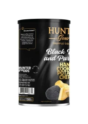 Hunter's Gourmet Hand Cooked Potato Chips Black Truffle And Parmesan 150g