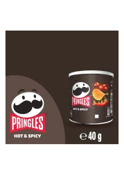 برينغلز رقائق البطاطس حارة ومتبلة 40 غرام حزمة من 6