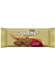 Quanta Adore Smooth and Creamy Milk Chocolate Bar, 32g Pack of 12