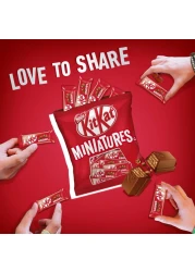 نستله كيت كات مينيتشرز رقائق ويفر، 110 غرام، حزمة من قطعتين