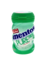 Mentos Pure Fresh Sugar Free Chewing Gum Spearmint Flavour 87.5g Pack of 6 Bottles