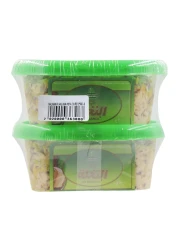 Halwani Bros Al Nakhla Covered with Pistachio Finest Halawa, 500g Pack of 2