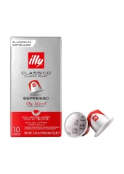 Illy Classico Classic Roast Espresso Ground Coffee 10 Capsules