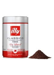 Illy Classico Classic Roast Espresso Ground Coffee 250g