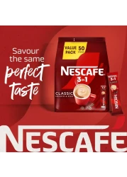 Nescafe Classic 3-In-1 Smooth And Rich Instant Coffee 20g Pack of 50