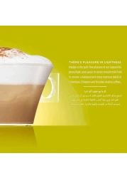 نسكافيه دولتشي غوستو كابتشينو قهوة رفيعة 16 كبسولة