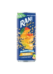 راني فلوت عصير خليط الفواكه مانغو خوخ عنب تفاح إجاص بدون سكر مضاف 240 ملل حزمة من 6